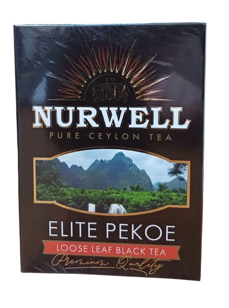 Черный крупнолистовой цейлонский чай NURWELL ELITE PEKOE 100 г, фото №1 Черный крупнолистовой цейлонский чай NURWELL ELITE PEKOE 100 г, фото №1