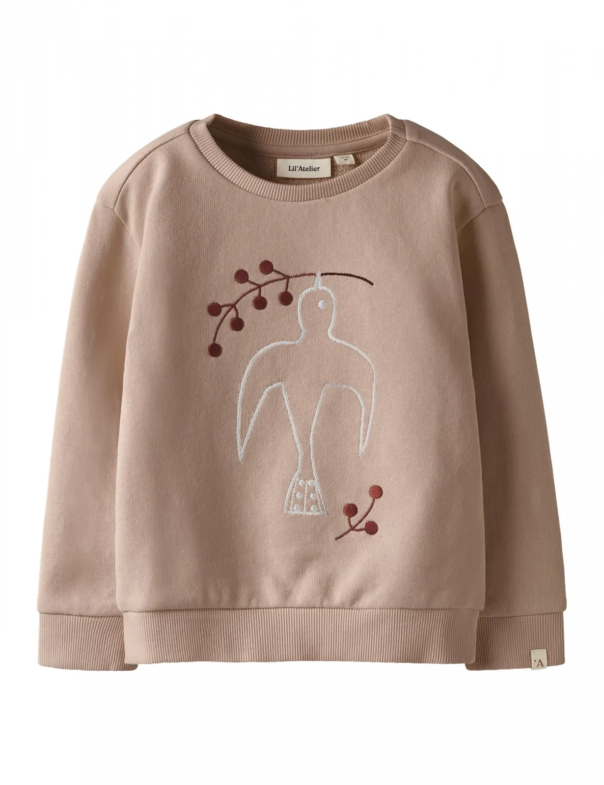 Лонгслів Lil' atelier mini для дівчат Nmfjobo Tia LS Loose Sweat Lil, фото №1