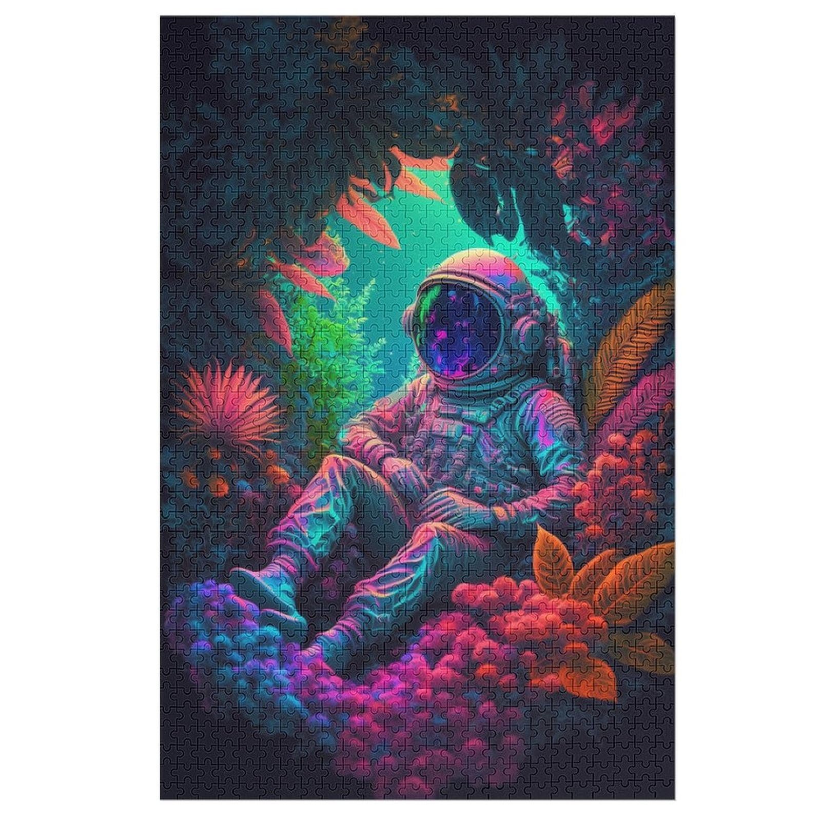 Пазл деревянный Астронавт 1000 деталей 78 x 53 см, фото №1