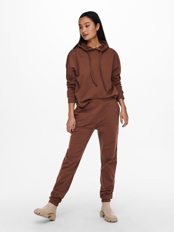 Штани ONLDREAMER LIFE SWEAT PANT SWT NOOS 15241104 Chocolate Fondant ONLY Коричневий L, фото №4