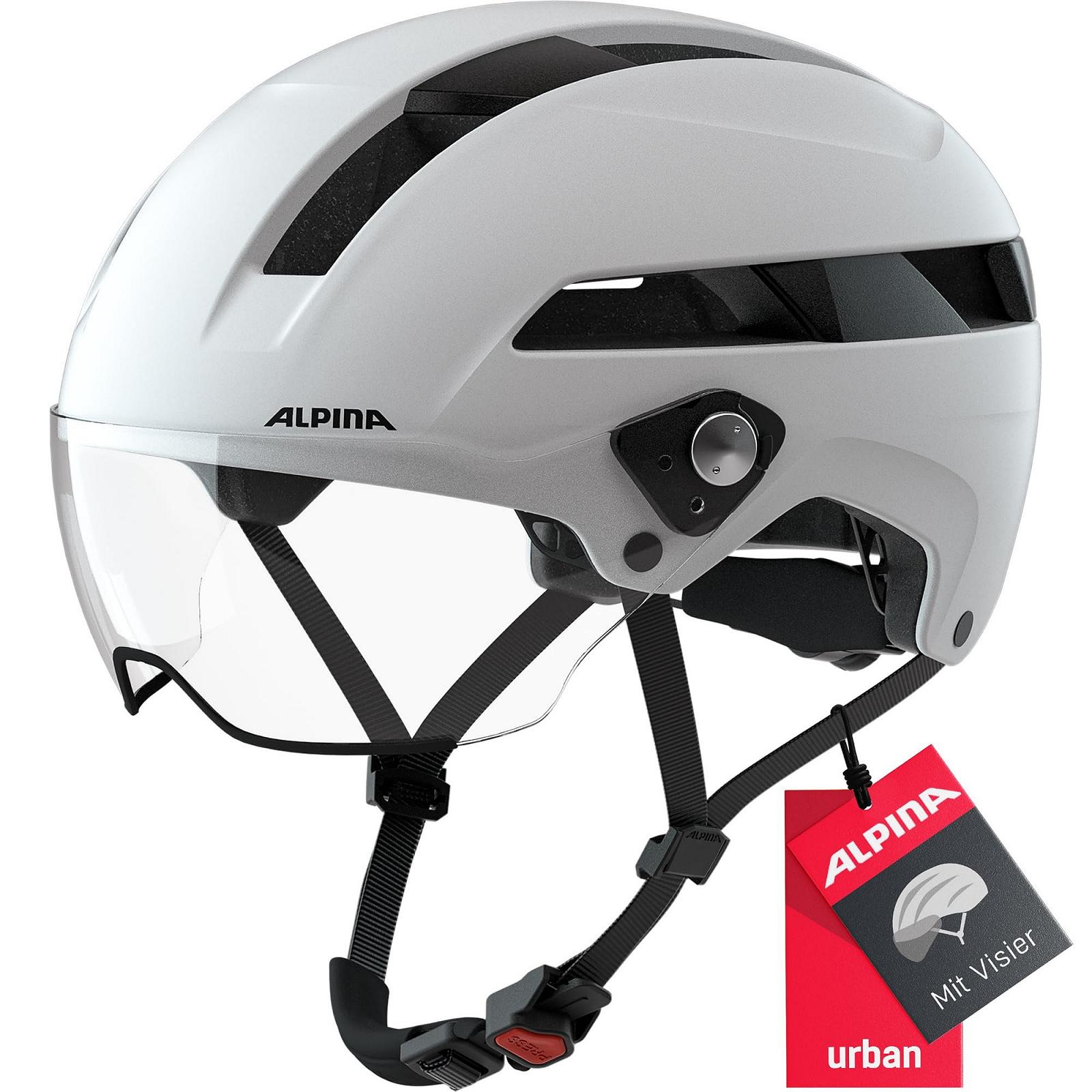 Шолом Alpina Soho Visor з козирком, для велосипеда, характеристики, чорний матовий, фото №1