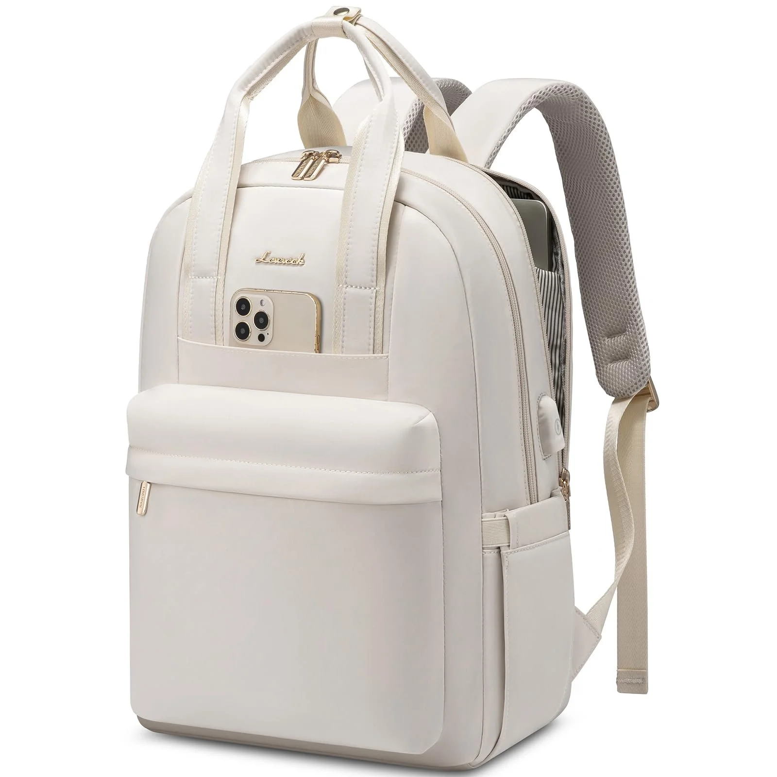 Рюкзак LOVEVOOK Elegant 15.6 дюймів Cream, фото №1 Рюкзак LOVEVOOK Elegant 15.6 дюймів Cream, фото №1