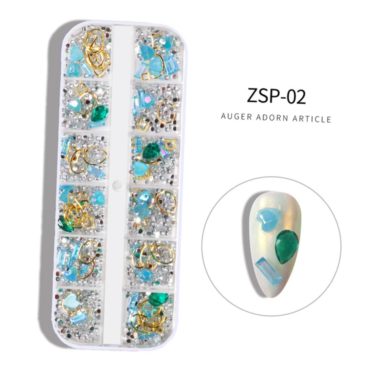 Прикраса для нігтів WOONEKY, фото №6