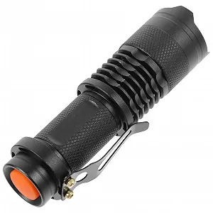 Мини Фонарик OSALADI LED Водонепроницаемый с регулируемым фокусом, три режима, головка лампы - Фото 1