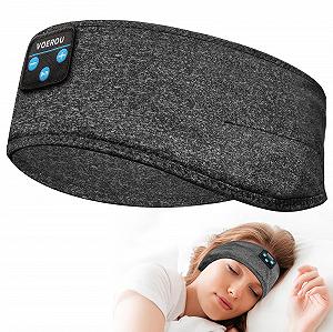 Навушники Voerou Ultra Thin Sleep Bluetooth Headband для бічного сну - Фото 1