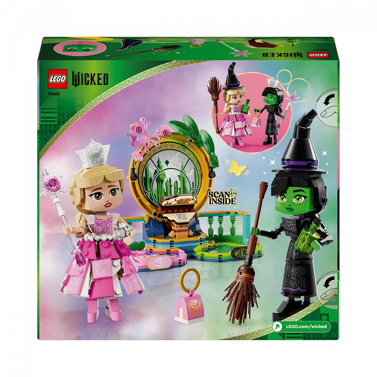 Конструктор LEGO Wicked Elphaba and Glinda Dolls - Игрушка с коллекционными фигурками ведьм из страны Оз - Креативный подарок для девочек от 10 лет - 75682, фото №9 Конструктор LEGO Wicked Elphaba and Glinda Dolls - Игрушка с коллекционными фигурками ведьм из страны Оз - Креативный подарок для девочек от 10 лет - 75682, фото №9