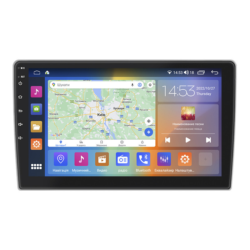 Станна магнітола Lesko для Peugeot 407 2004-2011 IPS 9 4/64Gb CarPlay 4G Wi-Fi GPS Prime (10630-55057), фото №1