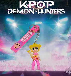 Брелок Кейпоп охотницы на демонов K-Pop Demon Hunters Huntr/x детский на рюкзак, ключи игрушка 7 см Bre_80 - Фото 1