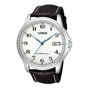 Часы Lorus RS985AX9 Мужские Аналоговые Коричневый synthetic.ua - Фото 1