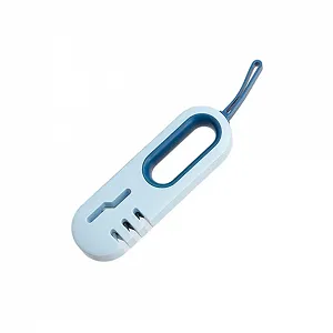 Точильний камінь Портативний кухонний настільний ручний Нековзний Синій synthetic.ua - Фото 1