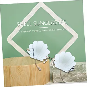 Сонцезахисні окуляри з мушлями (3 шт. в упаковці) PACKOVE, блакитні synthetic.ua - Фото 1