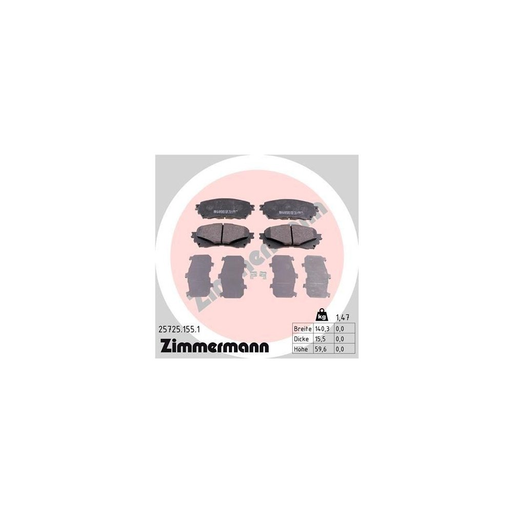 Гальмівний диск ZIMMERMANN SPORT Z 370.3050.52 для MAZDA передня вісь, фото №4