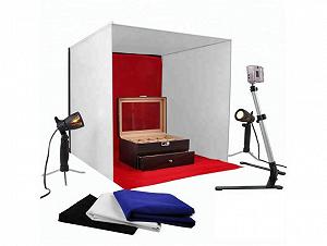 Набор для предметной съёмки Visico 40x40x40см Лайтбокс Фотокуб - Фото 1