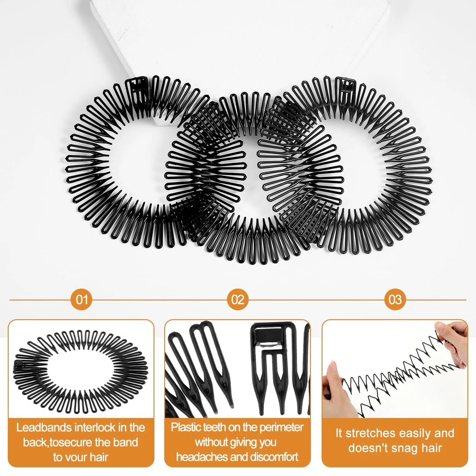 Гребінець-обруч Sibba Круглий, фото №4