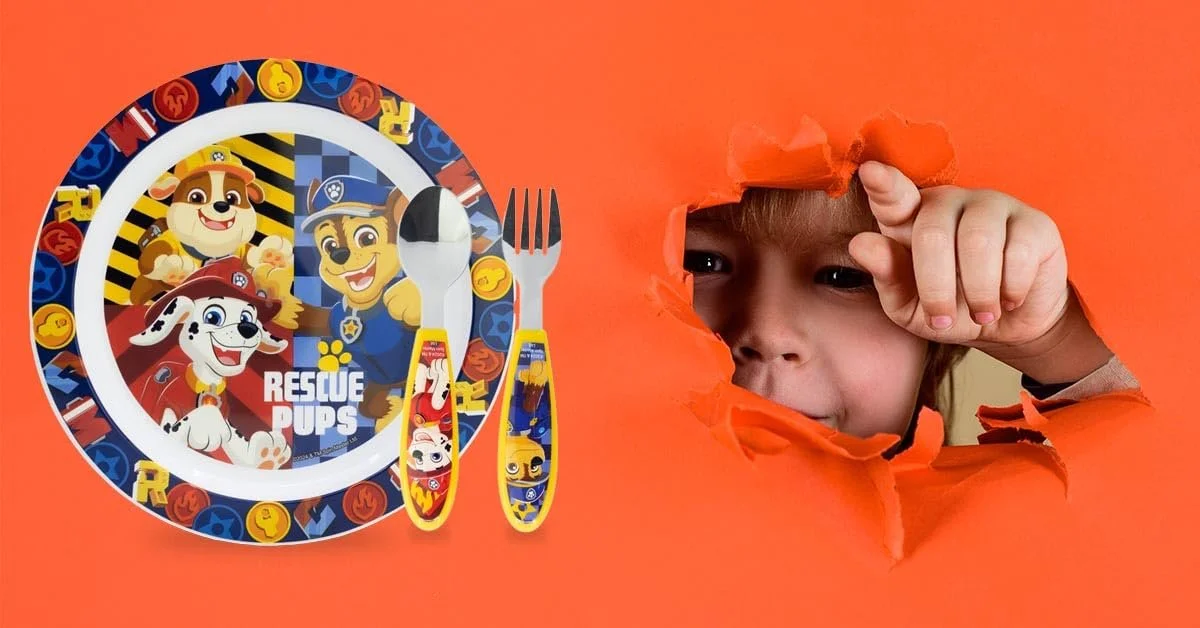 Детский Набор Посуды Sorrisini Paw Patrol, фото №9 Детский Набор Посуды Sorrisini Paw Patrol, фото №9