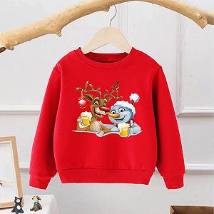 Дитячий джемпер Letter Довгий рукав Мультяшний світшот synthetic.ua - Фото 1