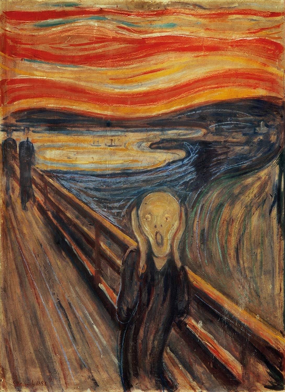 Пазл Clementoni Museum Collection Munch: The Scream 1000 деталей Різнокольоровий, фото №4