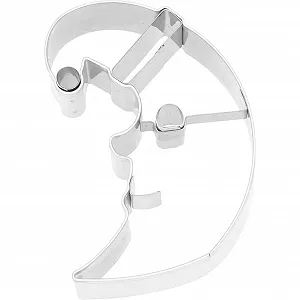 Форма для печенья RBV Birkmann Christmas Moon 2.5 x 5.3 x 7 см Нержавеющая сталь - Фото 1