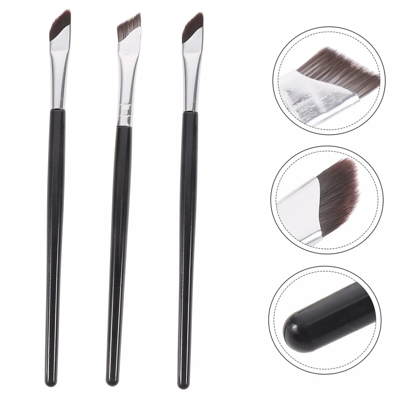 Набор кистей MAGICLULU 3 шт. для консилера, подводки под глаз, фото №7 Набор кистей MAGICLULU 3 шт. для консилера, подводки под глаз, фото №7