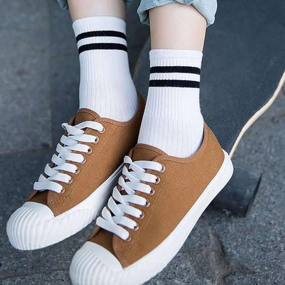 Носки AKAMAS Полосатые Женские 6 пар, Дышащие Хлопковые Носки, Спортивные Носки, Винтажные Ретро Повседневные Носки, Цветные Полосатые Теннисные Носки для Девочек, Женские Носки с Двойными Полосками, разноцветные, 35, фото №7 Носки AKAMAS Полосатые Женские 6 пар, Дышащие Хлопковые Носки, Спортивные Носки, Винтажные Ретро Повседневные Носки, Цветные Полосатые Теннисные Носки для Девочек, Женские Носки с Двойными Полосками, разноцветные, 35, фото №7