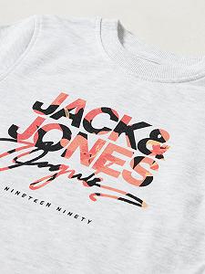 Толстовка JACK&JONES JUNIOR Jungen Joraruba AOP Branding Sweat Crew N Mni synthetic.ua - Фото 1