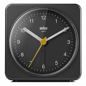 Будильник Аналоговый Braun Classic BC03B с Функцией Откладывания Сигнала и Подсветкой, Тихий Кварцевый Механизм, Нарастающий Сигнал, Черный - Фото 1