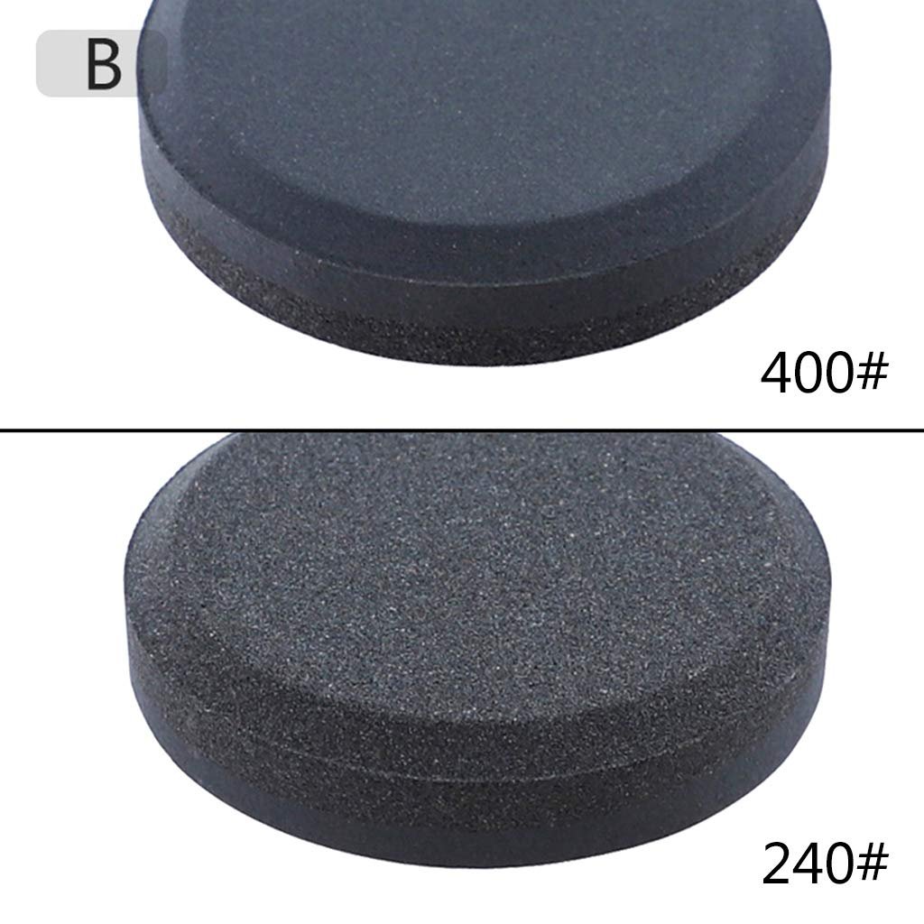 Точильний камінь круглий для ножів та сокир 240/400#, фото №2