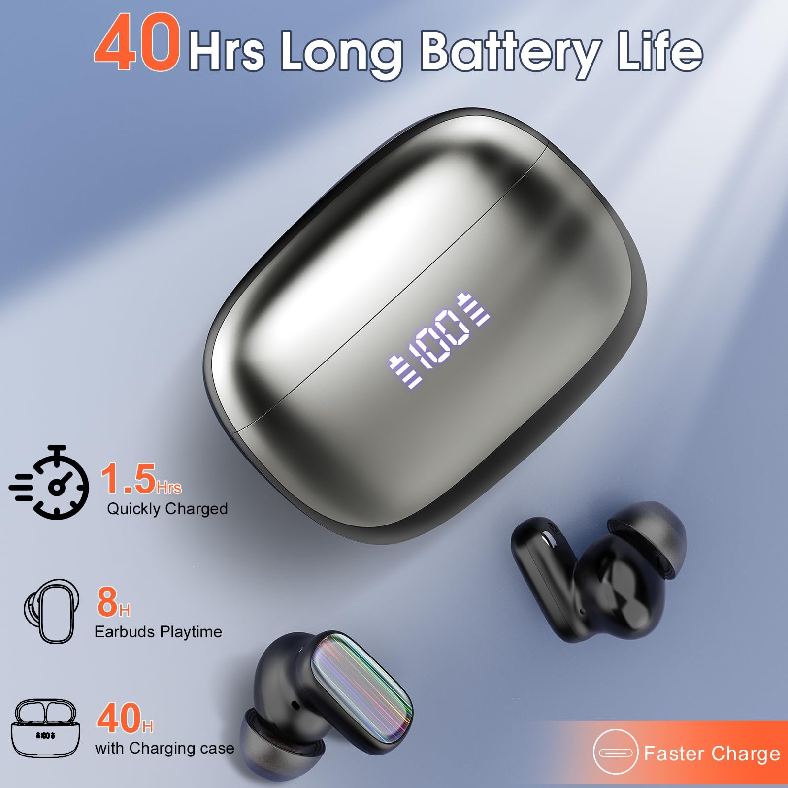 Наушники-переводчик AI Черный, фото №7