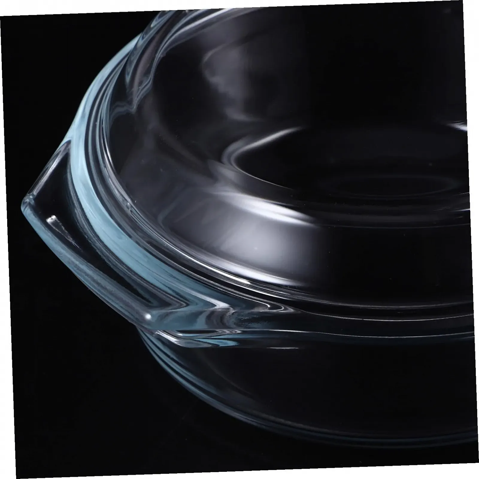 Форма для запікання термостійка скляна з кришкою чайна кругла мала, фото №3 Форма для запікання термостійка скляна з кришкою чайна кругла мала, фото №3