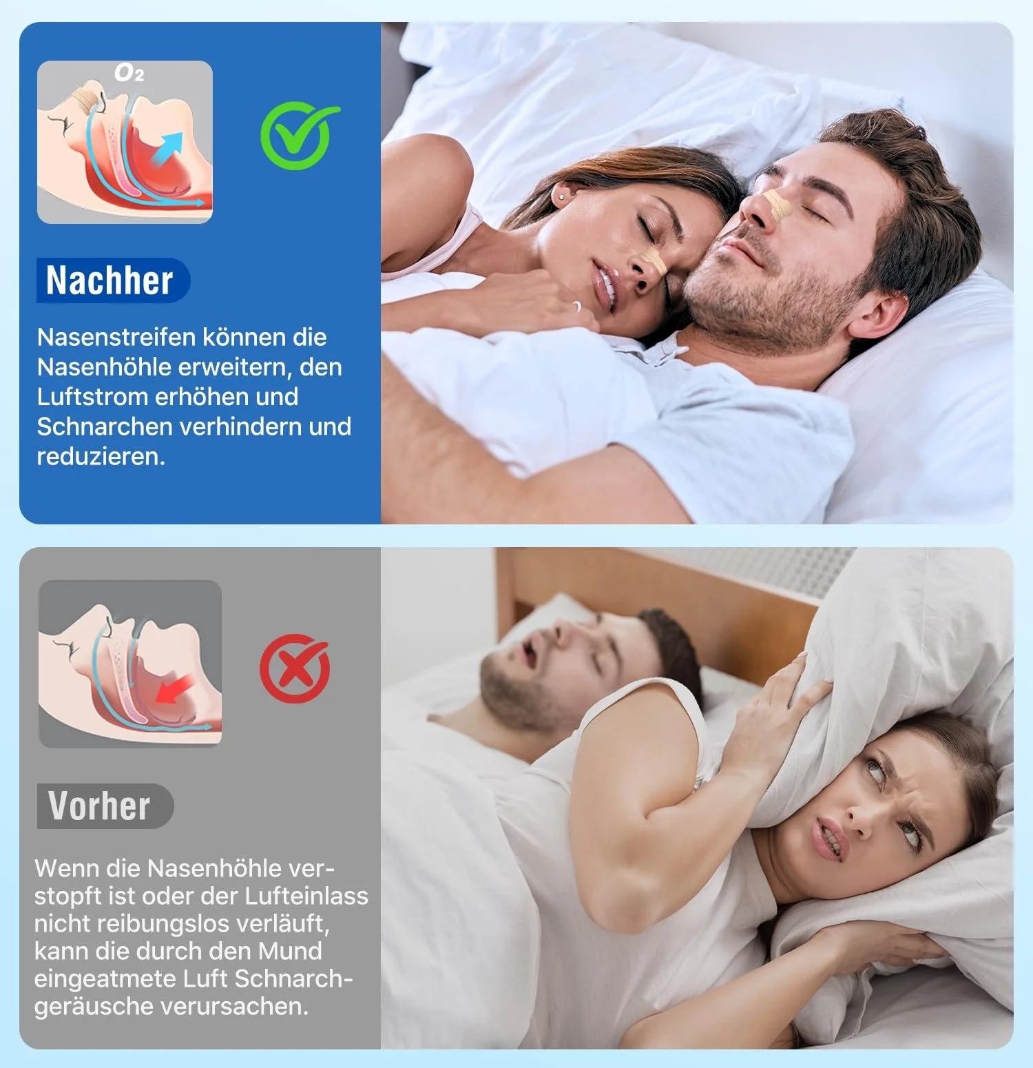 Пластыри от храпа, 50 шт, Сверхпрочные, Для лучшего дыхания во время спорта и улучшения качества сна., фото №4