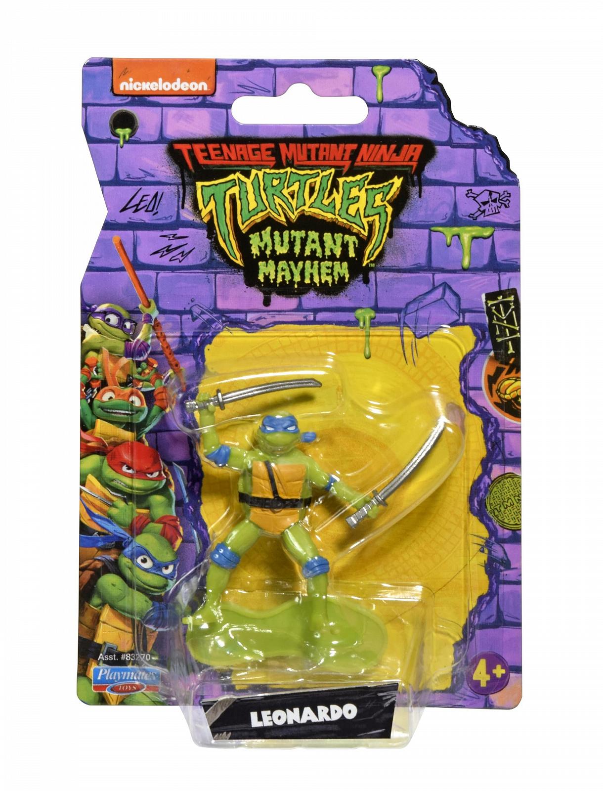 Фігурка Warrior Ninja Turtles Movie Mini Blister Леонардо, фото №1