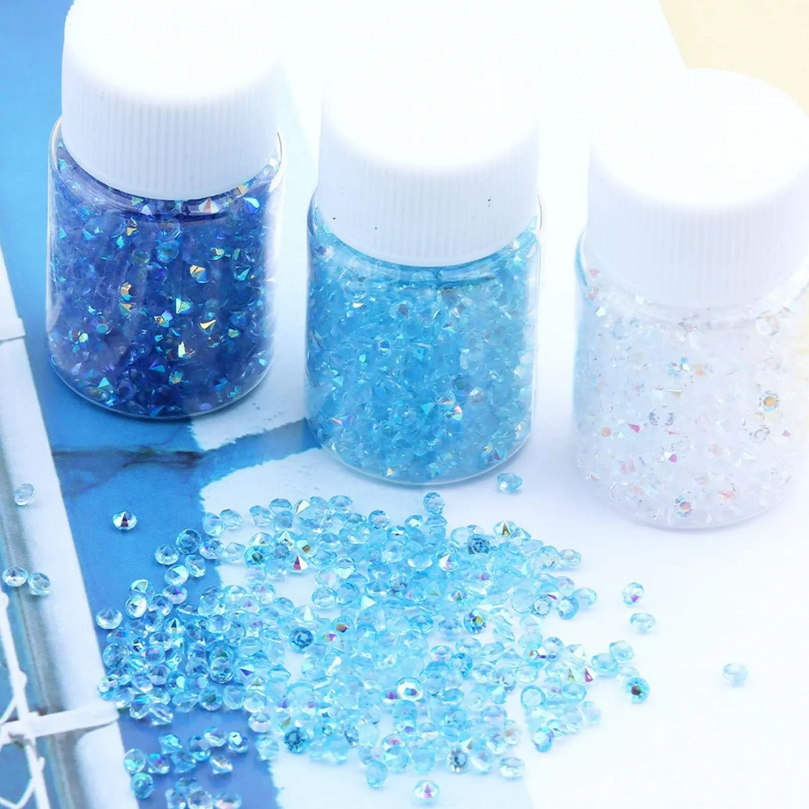 Стразы для ногтей 13 цветов DIY, цветное покрытие, стойкие к цвету, крошечные стразы для ногтей, DIY поделки, одежда, обувь, ювелирные изделия, свадебные банкетные столы, фото №3