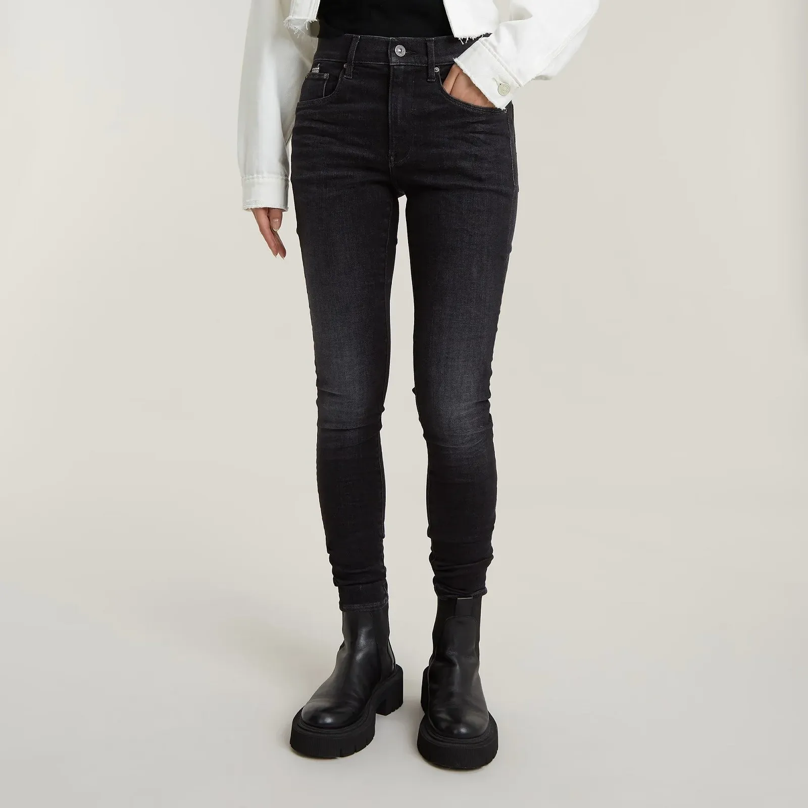 Жіночі джинси G‑STAR RAW 3301 Skinny Wmn Elto Black Superstretch - 29, фото №1 Жіночі джинси G‑STAR RAW 3301 Skinny Wmn Elto Black Superstretch - 29, фото №1