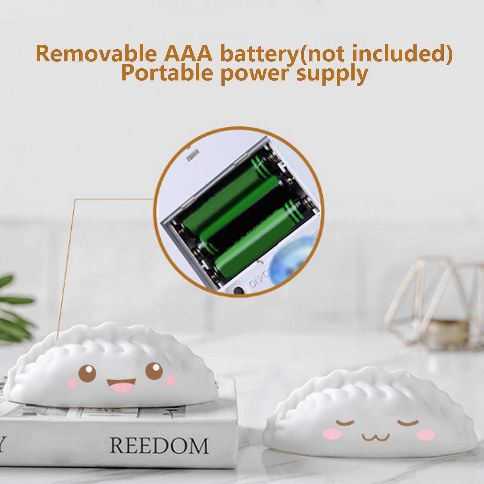 Ночник HERCHR Cute Dumpling Lamp Силиконовый, фото №4
