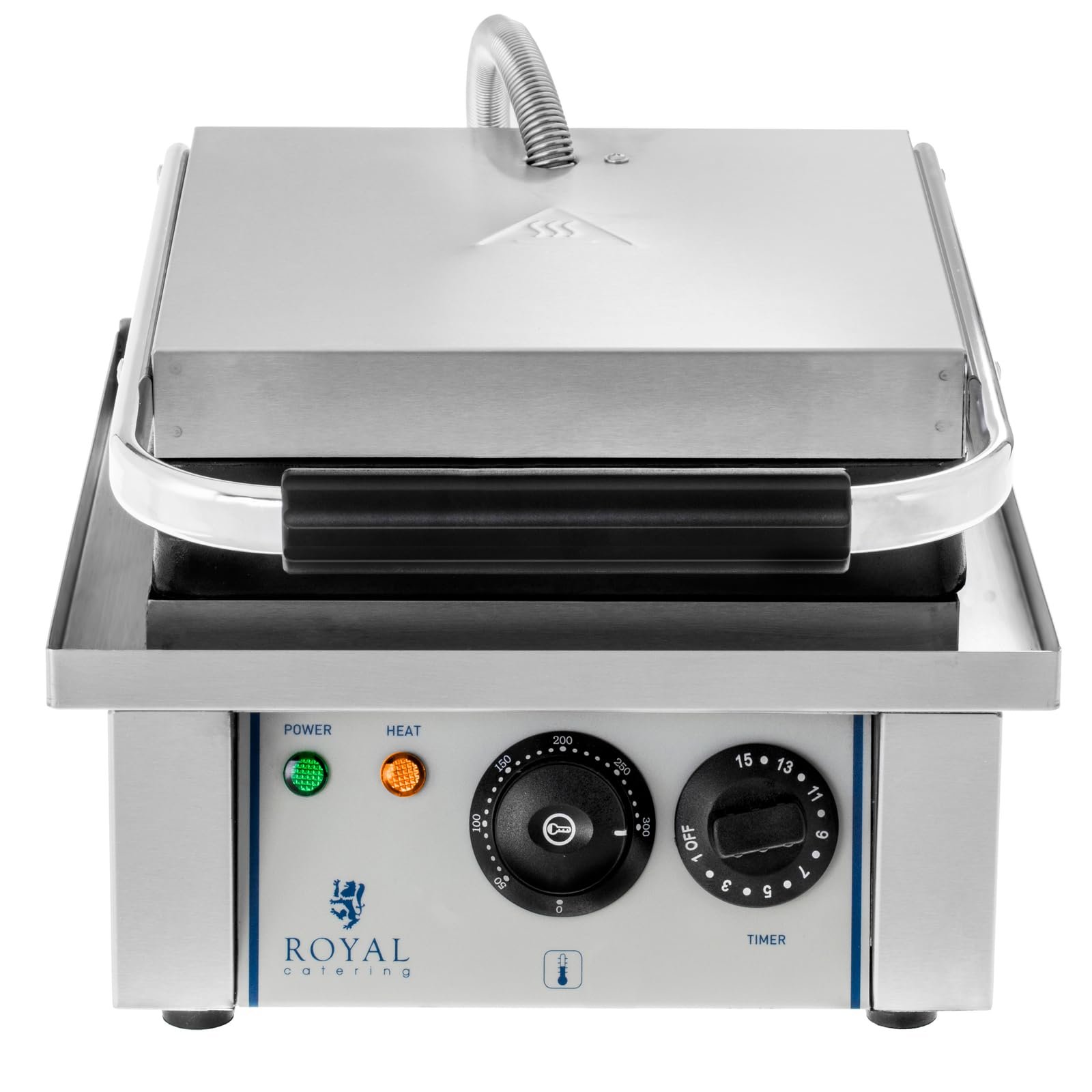 Електрична вафельниця Royal Catering RCWM-2000-E, 2 квадратні вафлі 10x17x3 см (ДxШxВ), 2000 Вт, фото №6