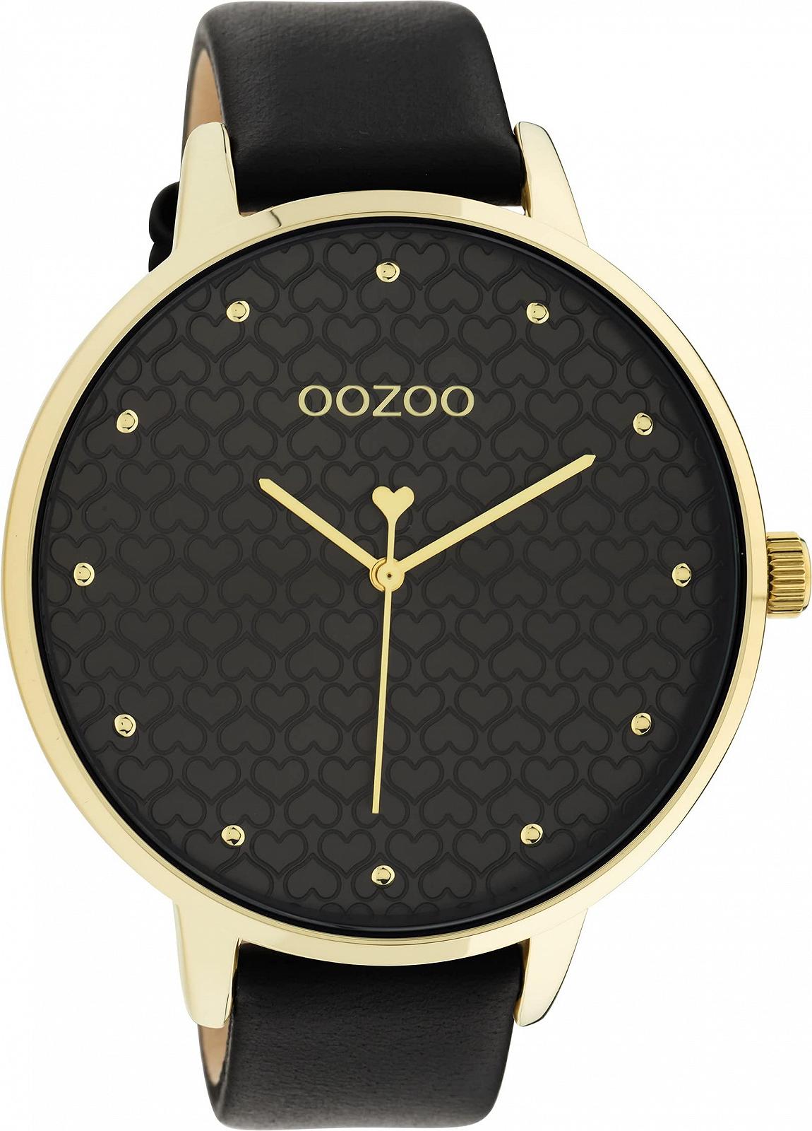Женские часы Oozoo Timepieces, наручные часы с кожаным ремешком шириной 18 мм, элегантные аналоговые часы в круглом корпусе, фото №1
