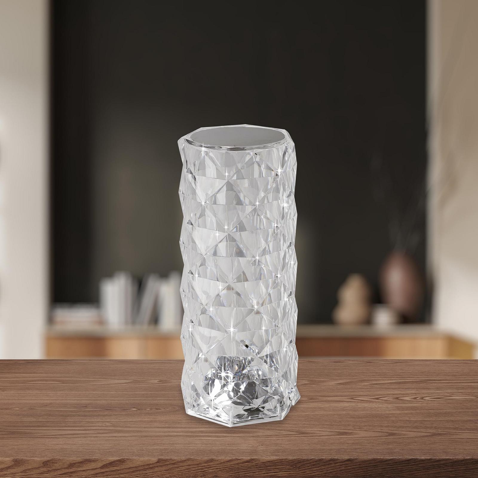 Настільна лампа EGLO Lucignano LED RGB Акумуляторна Сенсорна Прозорий, фото №2