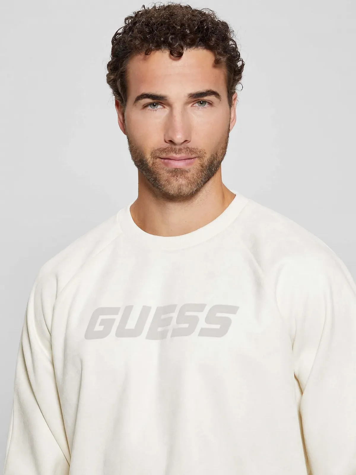 Толстовка Eco Daril Crewneck, Salzweiß, M, фото №1