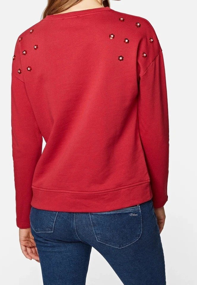 Женская толстовка MAVI STUD DETAIL SWEATSHIRT Rio Red - XL, фото №4 Женская толстовка MAVI STUD DETAIL SWEATSHIRT Rio Red - XL, фото №4