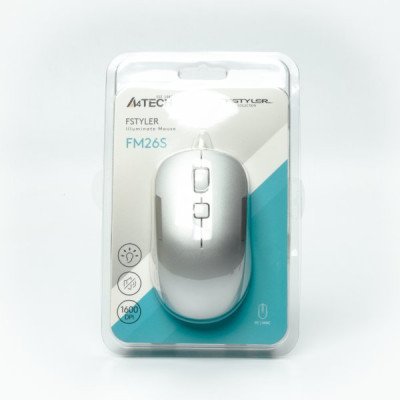 Мышка A4Tech FM26S USB Icy White (4711421993562), фото №11