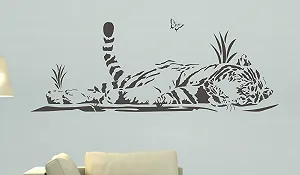 Наклейка на стіну M. Brand 130 x 49 см Чорна - Фото 1