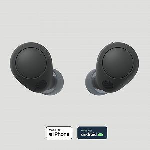 Навушники Sony WF-C700N Wireless Bluetooth Noise Cancelling Чорні synthetic.ua - Фото 1