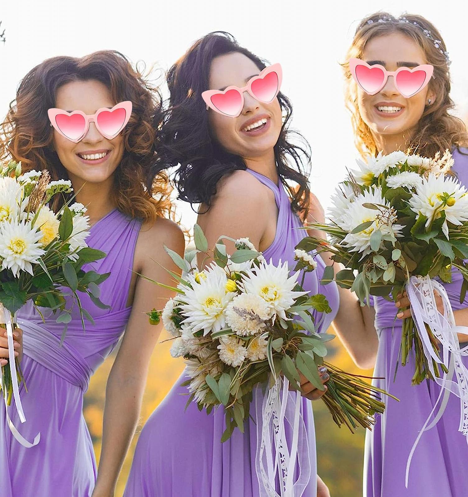 Солнцезащитные очки в форме сердца kiimiipa, 10 штук, фото №3