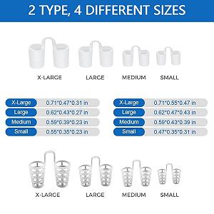 Расширитель для носа от храпа, многоразовое устройство, 8 шт. synthetic.ua - Фото 1