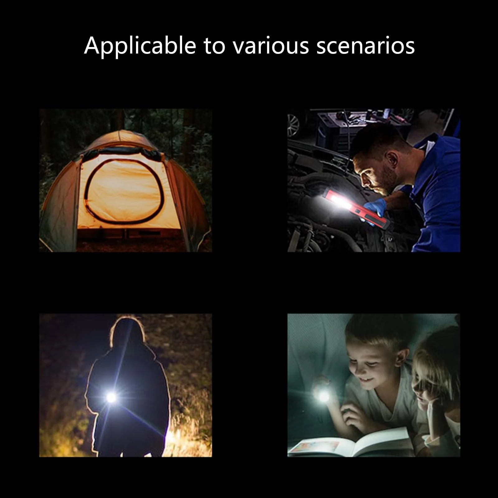 Світлодіодний ліхтарик Портативний з кліпсою, фото №4