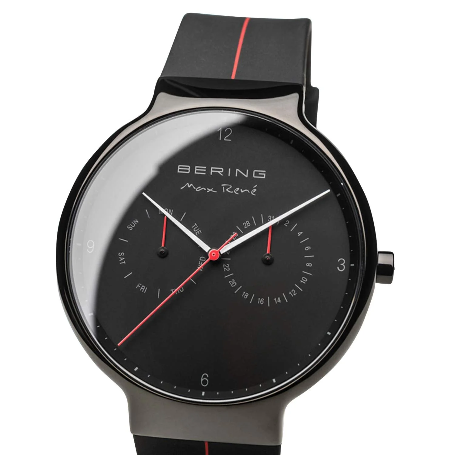 Мужские кварцевые часы BERING 42 мм, корпус из нержавеющей стали, циферблат, миланский браслет, сапфировое стекло, 5 ATM, 15542, фото №2 Мужские кварцевые часы BERING 42 мм, корпус из нержавеющей стали, циферблат, миланский браслет, сапфировое стекло, 5 ATM, 15542, фото №2