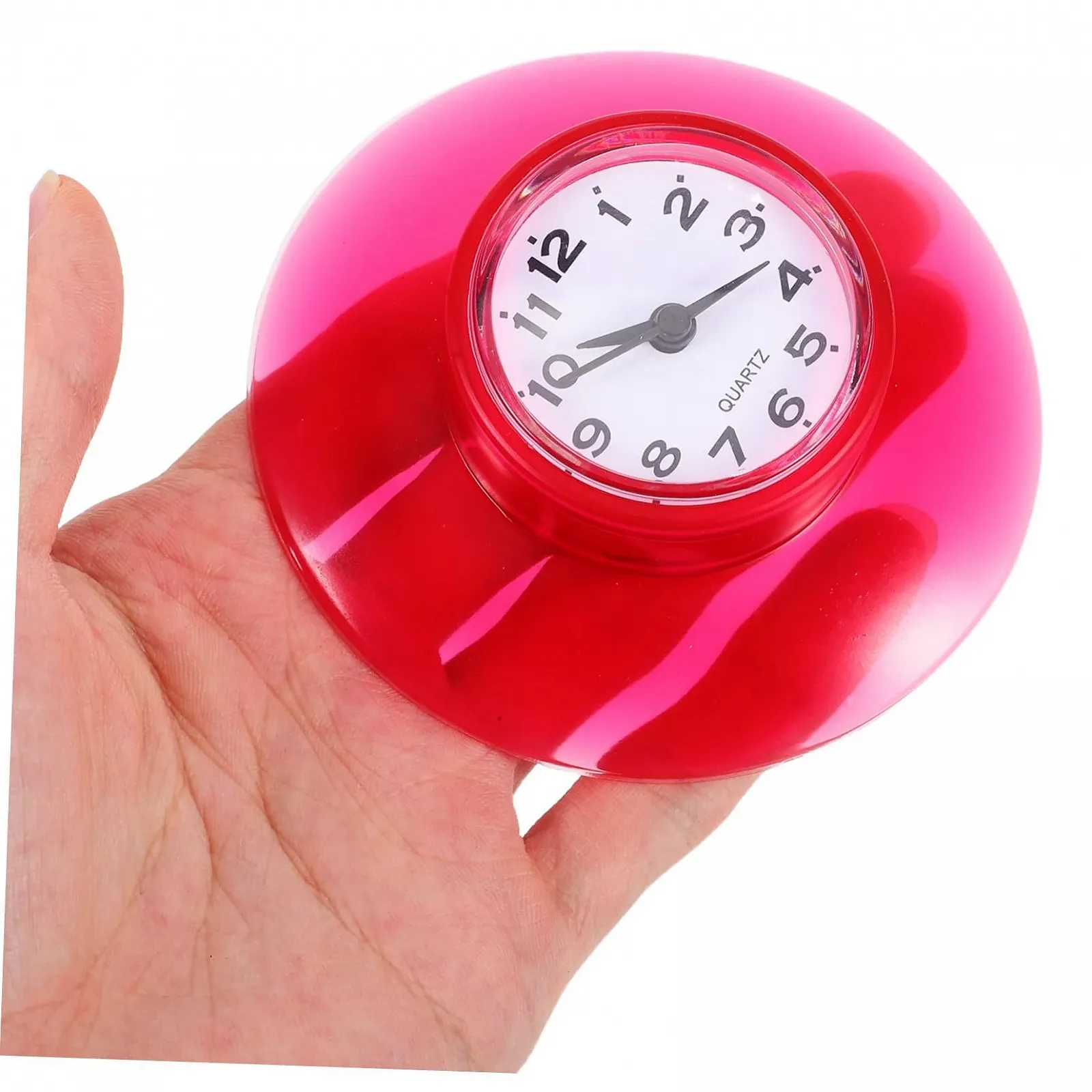 Годинник MUCKLILY Водонепроникний з живленням від батарейок для ванної кімнати з міцною присоскою, фото №4