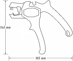 Автоматический стриппер HAZET 1862N 180 мм с бокорезами до 2.5 мм synthetic.ua - Фото 1