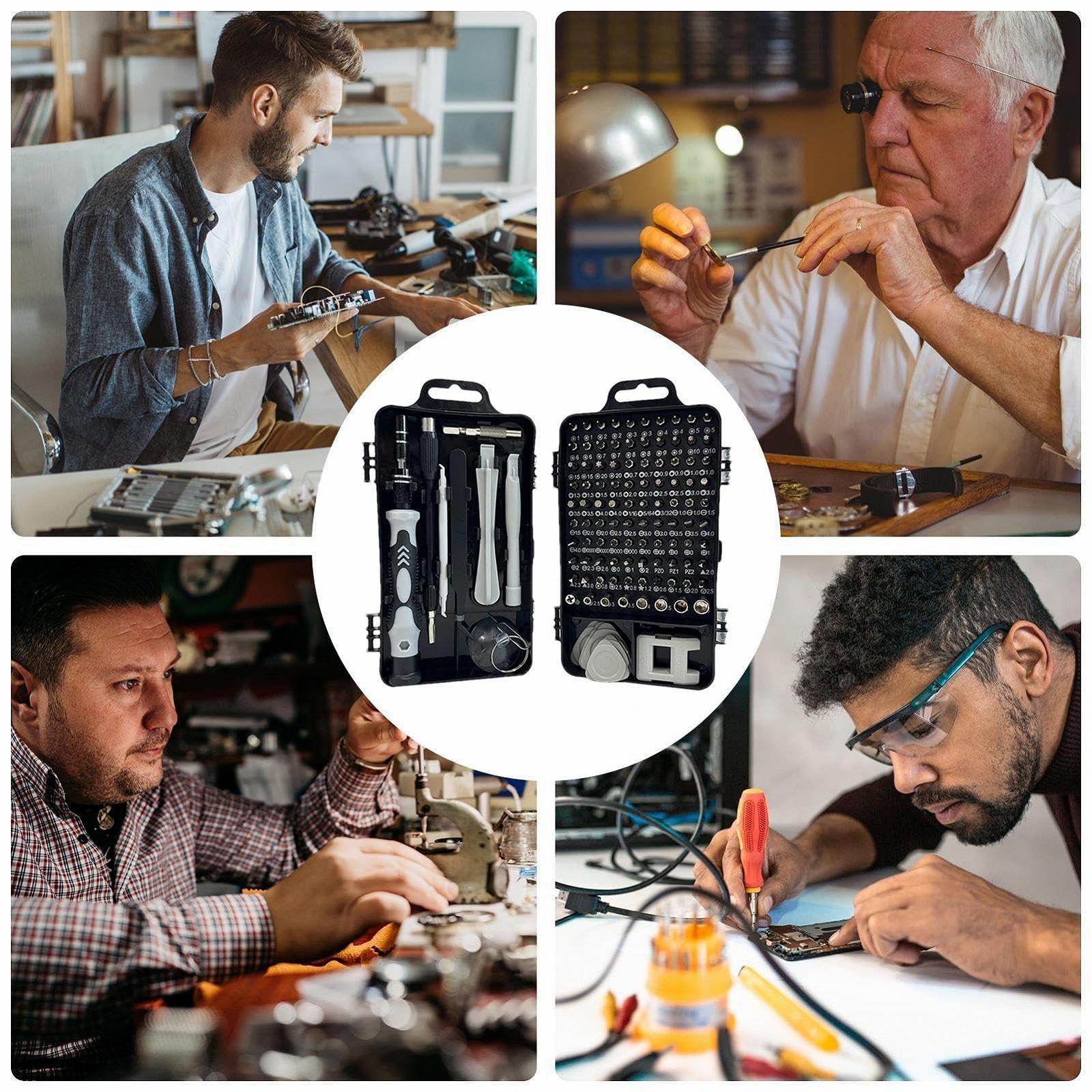 Набір викруток Smileshiney Elektronik Präzisions 115-в-1, фото №4 Набір викруток Smileshiney Elektronik Präzisions 115-в-1, фото №4