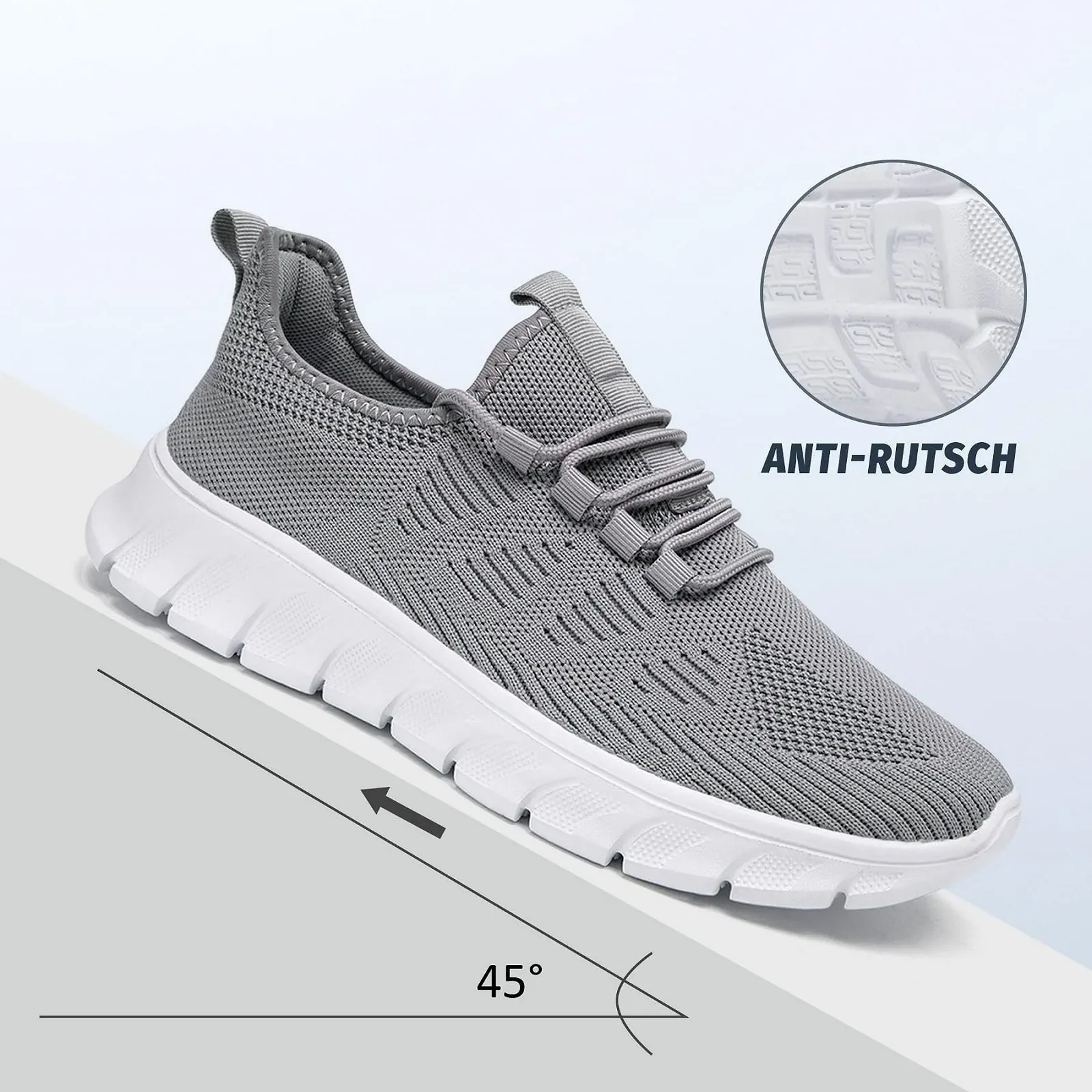 Чоловічі Кросівки YRLTYO Спортивні Легкі Дихаючі Тенісні Сліпони, фото №3